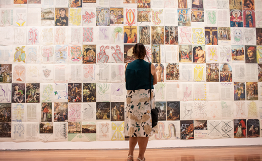 Jaider Esbell, Carta ao velho mundo [Letter to the Old World], 2021 © Flávio Cabral / Fundação Bienal de São Paulo