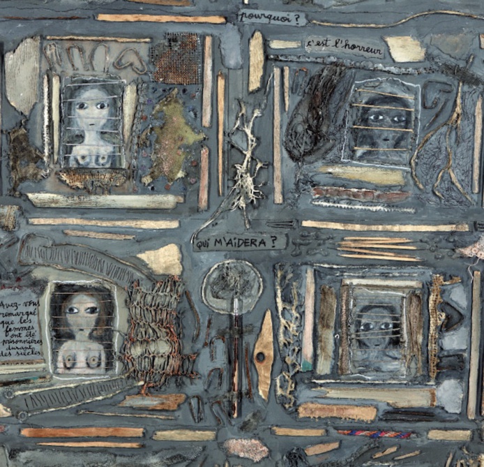 «La liberté des femmes» (détail), Marie Morel, 194cm x 284cm, 2008. «La liberté des femmes» (détail), Marie Morel, 194cm x 284cm, 2008.