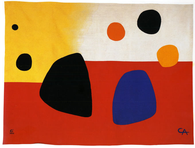 Alexandre CALDER, Composition, 1968 Tapisserie, Manufacture des Gobelins, haute lisse Laine, 2,97 m x 4 m Collection Mobilier National © DR © ADAGP Paris 2015 Alexandre CALDER, Composition, 1968 Tapisserie, Manufacture des Gobelins, haute lisse Laine, 2,97 m x 4 m Collection Mobilier National © DR © ADAGP Paris 2015