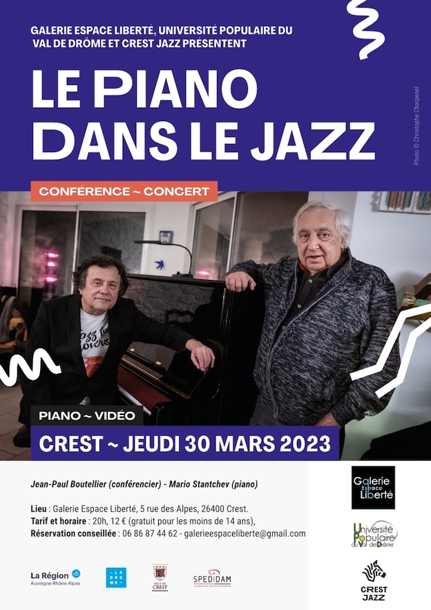 Crest (26), galerie Espace Liberté invite Jean-Paul Bouteiller le 30 mars 2023