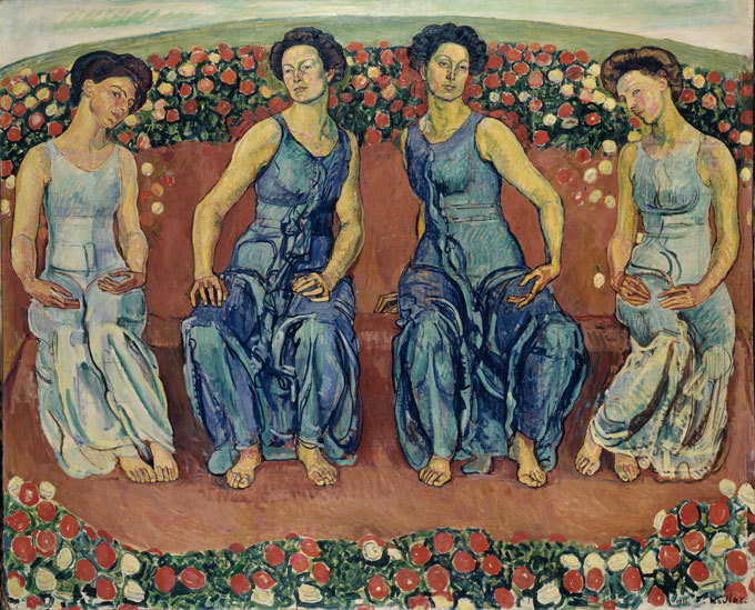HODLER, Heure sacrée, 1911, huile sur toile, 187 x 230 cm