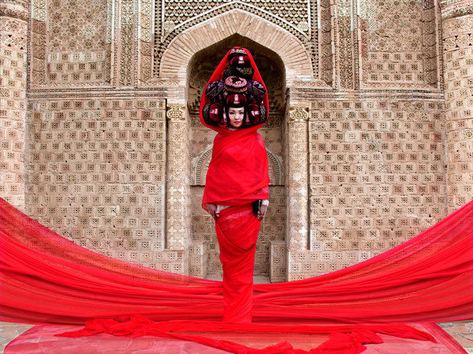 Almagul Menlibayeva. Red Butterfly, duratrans in light box. courtesy Amerian Eurasian Art Advisors LLC Almagul Menlibayeva. Red Butterfly, duratrans in light box. courtesy Amerian Eurasian Art Advisors LLC