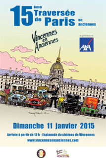 « Vincennes en Anciennes », 15e Traversée de Paris en Anciennes, dimanche 11 janvier 2015 « Vincennes en Anciennes », 15e Traversée de Paris en Anciennes, dimanche 11 janvier 2015