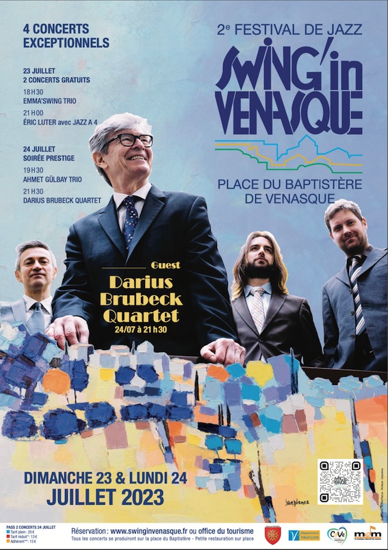 Festival de jazz "Swing' in Venasque" - Les 23 & 24 juillet 2023