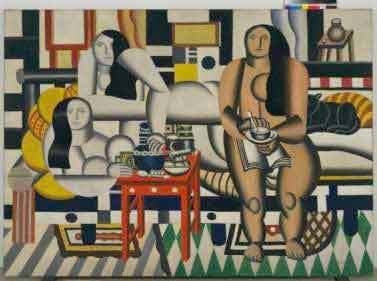 Fernand Léger Three Women (Le Grand Déjeuner), 1921 Huile sur toile 6' 1/4' x 8’ 3' (183.5 x 251.5 cm). New York, Museum of Modern Art (MoMA), Mrs. Simon Guggenheim Fund. 189.1942 Fernand Léger Three Women (Le Grand Déjeuner), 1921 Huile sur toile 6' 1/4' x 8’ 3' (183.5 x 251.5 cm). New York, Museum of Modern Art (MoMA), Mrs. Simon Guggenheim Fund. 189.1942