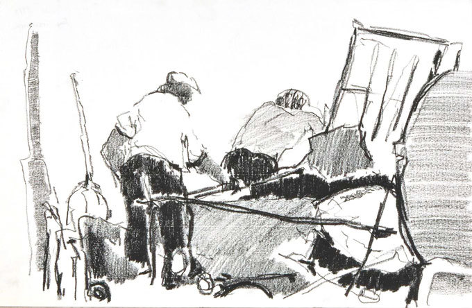 Lithographie de Jaap Gardenier ©JM d’Agruma Lithographie de Jaap Gardenier ©JM d’Agruma