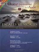 Les concerts du Chœur Départemental de l'Aude 2015 " Escales musicales"