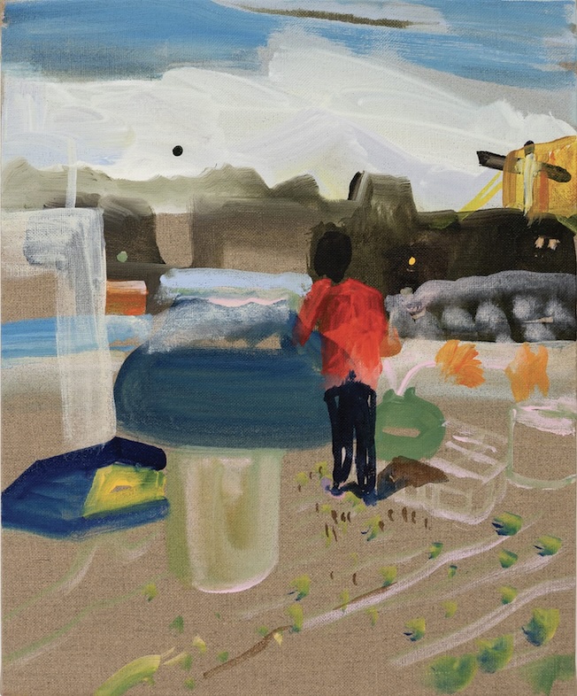 Yayoï GUNJI, Wataridori , 2023, Tempera sur toile, 41 x 31 cm Yayoï GUNJI, Wataridori , 2023, Tempera sur toile, 41 x 31 cm