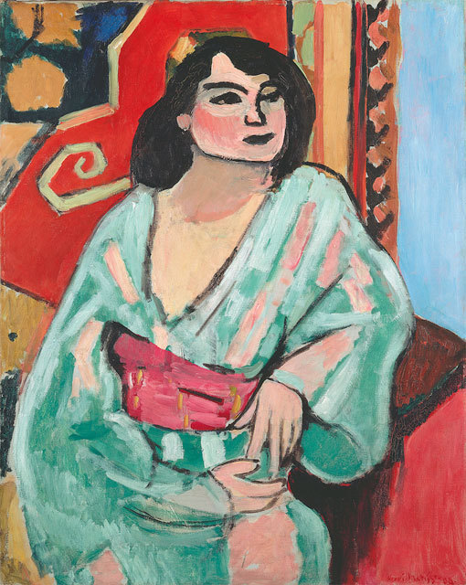 Henri Matisse, L'Algérienne, 1909. Huile sur toile, 81 x 65 cm. Centre Georges Pompidou © Succession H. Matisse / 2015, ProLitteris, Zurich Henri Matisse, L'Algérienne, 1909. Huile sur toile, 81 x 65 cm. Centre Georges Pompidou © Succession H. Matisse / 2015, ProLitteris, Zurich