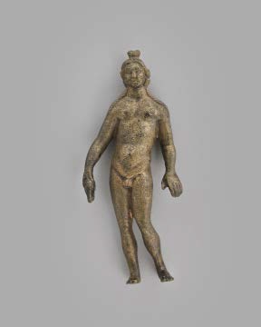 Statuette d’Apollon trouvée dans le lit de la Seine, alliage cuivreux, époque gallo-romaine © Paris Musées / Musée Carnavalet - Histoire de Paris