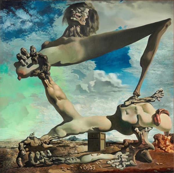 Construction doux de Salvador Dali avec des haricots cuits (prémonation de la guerre de Sécession) (1936) - Philadelphie Museum of Art, Philadelphie (Pennsylvanie)