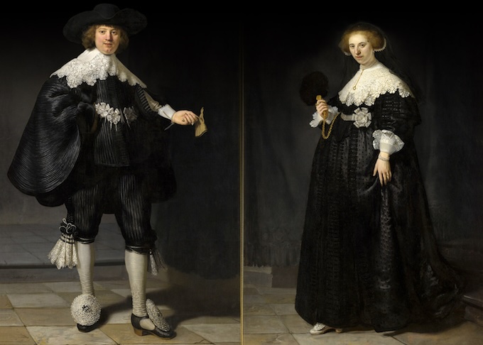 Rembrandt : les portraits de Marten Soolmans et de son épouse Oopjen Coppit Rembrandt : les portraits de Marten Soolmans et de son épouse Oopjen Coppit