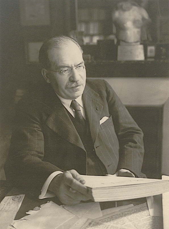 Henri Manuel, Portrait d'Henri Focillon, circ. 1930. Paris, bibliothèque de l'INHA, Archives 191. Cliché INHA.