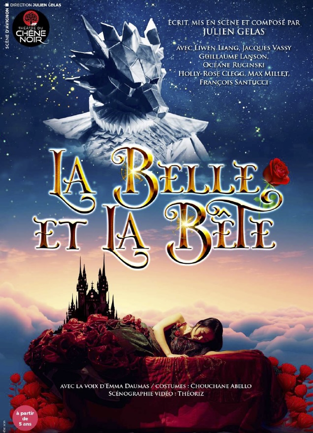 Avignon, théâtre du Chêne Noir : La Belle et la Bête, de Julien Gelas. 17 et 19 avril 2024 Avignon, théâtre du Chêne Noir : La Belle et la Bête, de Julien Gelas. 17 et 19 avril 2024