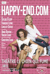 Festival d'Avignon Off 2015 : « Happyend.com », au Théâtre du Chien qui fume à 14h15, du 4 au 26 juillet