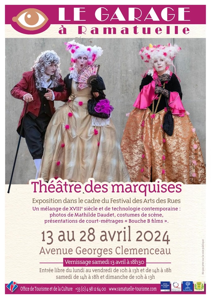 Vernissage Théâtre des marquises à Ramatuelle. 13 au 28 avril 2024