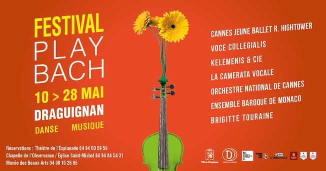 Draguignan : Festival Play Bach, 14e édition,  du 10 au 28 mai 2024