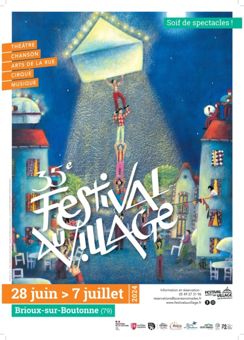 Brioux-sur-Boutonne, Deux-Sèvres : Festival au Village du 28 juin au 7 juillet 2024 Brioux-sur-Boutonne, Deux-Sèvres : Festival au Village du 28 juin au 7 juillet 2024