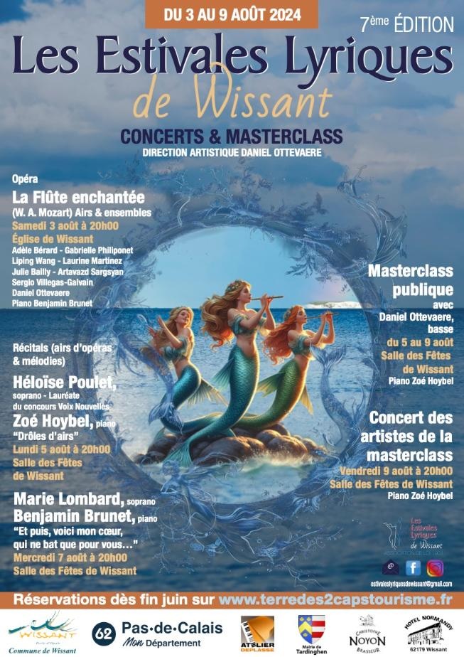 Pas-de-Calais. Les Estivales Lyriques de Wissant, 7ème édition ! 3 au 9 août 2024 Pas-de-Calais. Les Estivales Lyriques de Wissant, 7ème édition ! 3 au 9 août 2024
