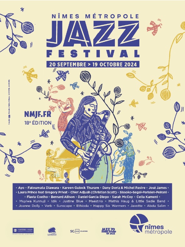 Nîmes Métropole Jazz Festival 2024 du 20 septembre au 19 octobre 2024 Nîmes Métropole Jazz Festival 2024 du 20 septembre au 19 octobre 2024