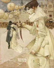 Gustav-Adolf Mossa, Pierrot s'en va Gustav-Adolf Mossa, Pierrot s'en va