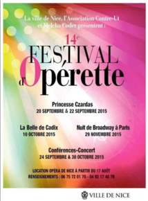 14e Festival d'opérette de la Ville de Nice. Par Christian Colombeau