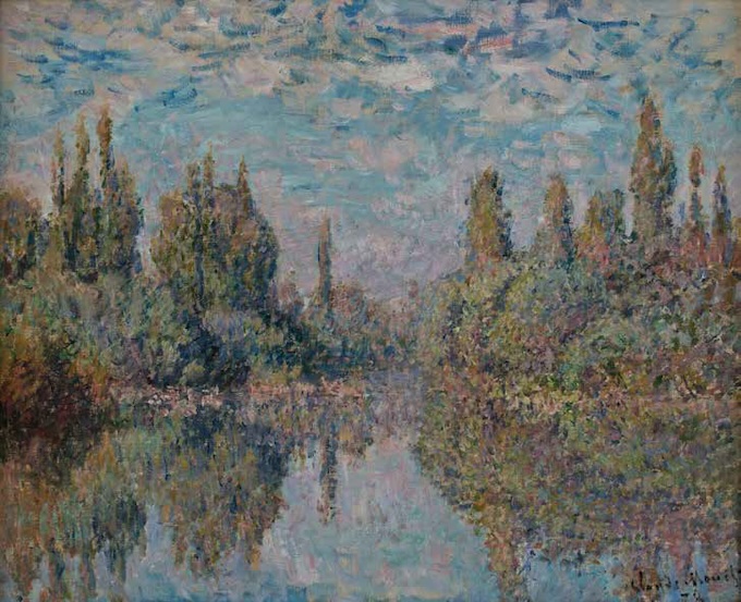 Claude Monet La Seine à Vétheuil, 1878 Huile sur toile, 50,5 x 61,5 cm Le Havre, MuMa Collection Olivier Senn Donation Hélène Senn-Foulds, 2004 Claude Monet La Seine à Vétheuil, 1878 Huile sur toile, 50,5 x 61,5 cm Le Havre, MuMa Collection Olivier Senn Donation Hélène Senn-Foulds, 2004