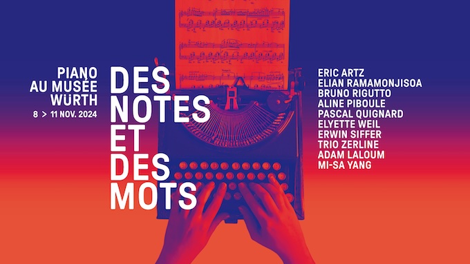 Erstein. Festival Piano au Musée Würth du 8 au 10 novembre 2024 Erstein. Festival Piano au Musée Würth du 8 au 10 novembre 2024