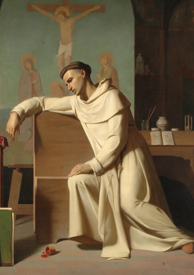 Michel Dumas, Fra Angelico da Fiesole, (détail), 1844, Musée de Langres Michel Dumas, Fra Angelico da Fiesole, (détail), 1844, Musée de Langres