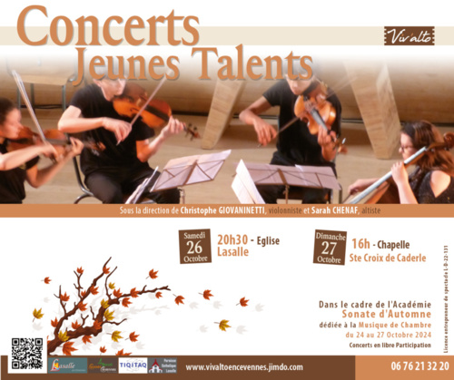 Académie d'Automne en Cévennes. « Sonate d’automne » du 24 au 27 octobre 2024 Académie d'Automne en Cévennes. « Sonate d’automne » du 24 au 27 octobre 2024