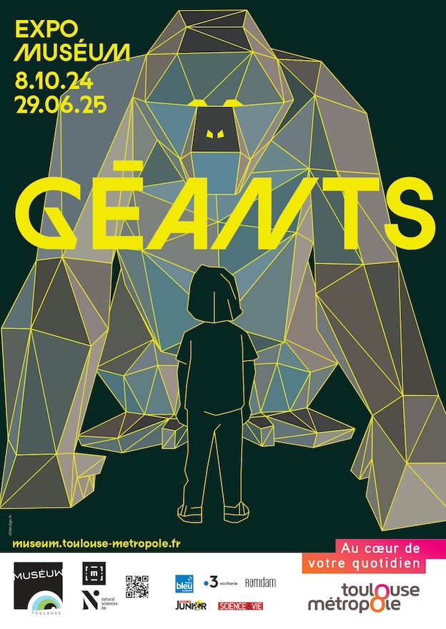 Exposition « Géants » - Muséum de Toulouse du 8 octobre 2024 au 29 juin 2025 Exposition « Géants » - Muséum de Toulouse du 8 octobre 2024 au 29 juin 2025