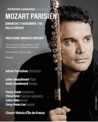 Paris, Orchestre Lamoureux. « Mozart parisien », double concert en novembre. 15 & 17/11/24 Paris, Orchestre Lamoureux. « Mozart parisien », double concert en novembre. 15 & 17/11/24