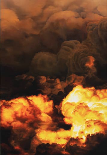 Anne Imhof Sans titre, 2022 Huile sur toile imprimée (détail) Collection privée Photographie : © Timo Ohler Anne Imhof Sans titre, 2022 Huile sur toile imprimée (détail) Collection privée Photographie : © Timo Ohler