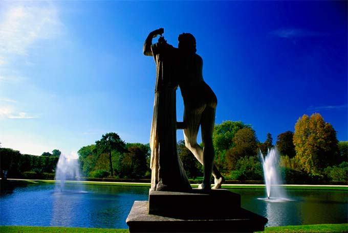 Jean-Baptiste Leroux « Apollon-Pothos au bassin du miroir » Parc du château de Versailles