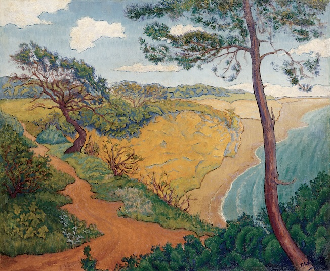 Paul Ranson. Paysage maritime, 1895. Huile sur toile, 54 x 65 cm. Asso. des amis du Petit Palais, Genève. Photo Studio Monique Bernaz, Genève Paul Ranson. Paysage maritime, 1895. Huile sur toile, 54 x 65 cm. Asso. des amis du Petit Palais, Genève. Photo Studio Monique Bernaz, Genève