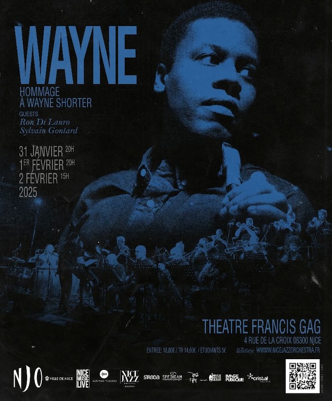 Nice, Théâtre Francis Gag : Hommage au légendaire saxophoniste et compositeur de jazz Wayne Shorter Nice, Théâtre Francis Gag : Hommage au légendaire saxophoniste et compositeur de jazz Wayne Shorter