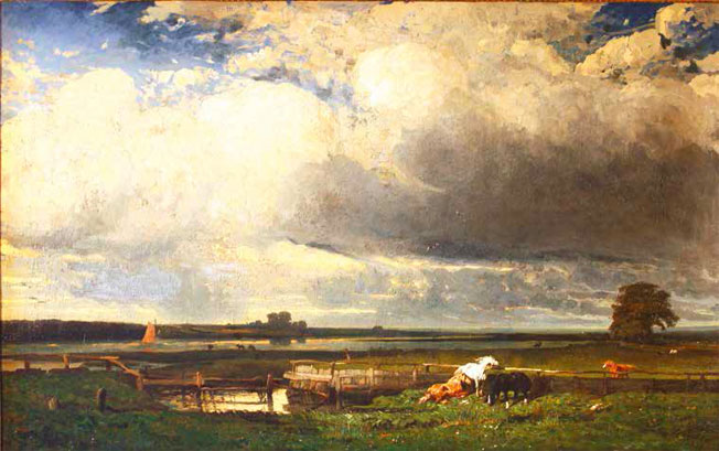 Jules Dupré (1811-1889) Environs de Southampton 1835 Huile sur toile L’Isle-Adam, musée d’Art et d’Histoire Louis-Senlecq