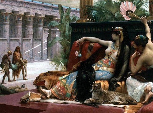 Alexandre Cabanel (1823-1889), Cléopâtre essayant des poisons sur des condamnés à mort, 1883, Musée royal des Beaux-Arts d'Anvers. © D.R Alexandre Cabanel (1823-1889), Cléopâtre essayant des poisons sur des condamnés à mort, 1883, Musée royal des Beaux-Arts d'Anvers. © D.R