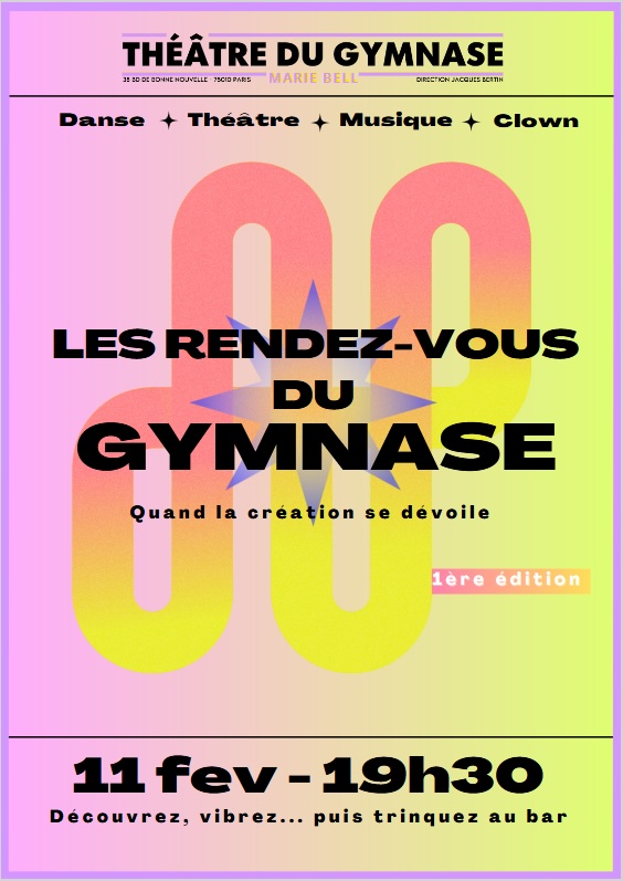 1ère édition des Rendez-Vous du Gymnase. 11 février 2025 – 19h30 1ère édition des Rendez-Vous du Gymnase. 11 février 2025 – 19h30