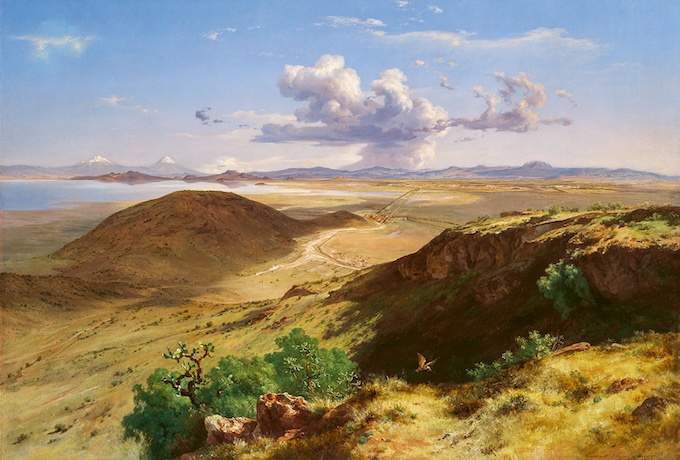José María Velasco, The Valley of Mexico from the Hill of Santa Isabel (1877), Museo Nacional de Arte, INBAL, Mexico City José María Velasco, The Valley of Mexico from the Hill of Santa Isabel (1877), Museo Nacional de Arte, INBAL, Mexico City