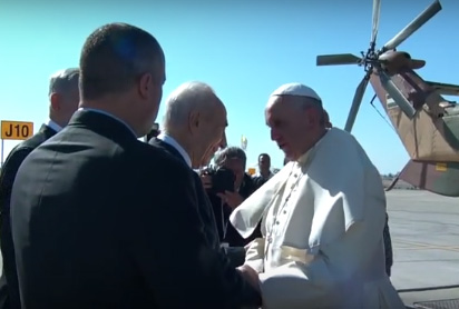 Exposition photographique « La visite du pape François en Israël », 8 décembre 2015 au 3 janvier 2016, Parvis d’Avignon