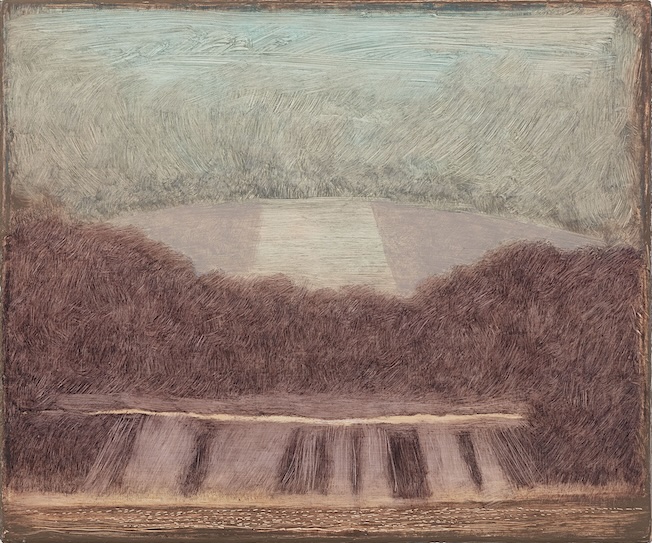 Lucas ARRUDA, Untitled (from the Deserto-Modelo series), 2024, huile sur toile, 20 x 24 cm. Courtesy de l’artiste, David Zwirner and Mendes Wood DM. Photo Everton Ballardin. © Lucas Arruda Lucas ARRUDA, Untitled (from the Deserto-Modelo series), 2024, huile sur toile, 20 x 24 cm. Courtesy de l’artiste, David Zwirner and Mendes Wood DM. Photo Everton Ballardin. © Lucas Arruda