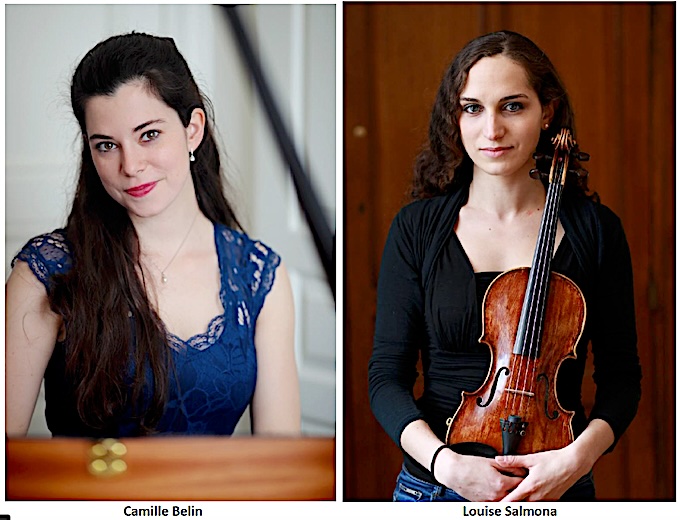 Buis-les-Baronnies (26170) : Louise Salmona, violon & Camille Belin, piano. Dimanche 30 mars 2025, 17h00 Buis-les-Baronnies (26170) : Louise Salmona, violon & Camille Belin, piano. Dimanche 30 mars 2025, 17h00