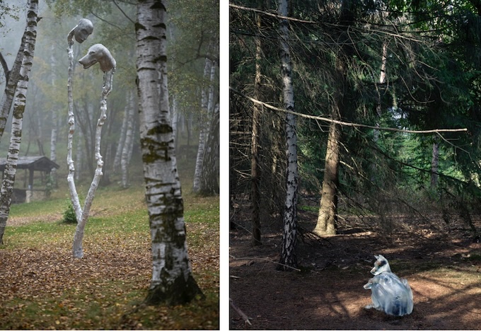 Giulia Cenci, le masche (detail), 2024. Installation permanente, Rittana. Photo Giorgio Perottino. Courtesy de l’artiste et de la Fondation Arte CRT. © Giulia Cenci/Oliver Laric, Hundemensch, Lustwarande Hybrids, 2018 © GJ. van ROOIJ Giulia Cenci, le masche (detail), 2024. Installation permanente, Rittana. Photo Giorgio Perottino. Courtesy de l’artiste et de la Fondation Arte CRT. © Giulia Cenci/Oliver Laric, Hundemensch, Lustwarande Hybrids, 2018 © GJ. van ROOIJ