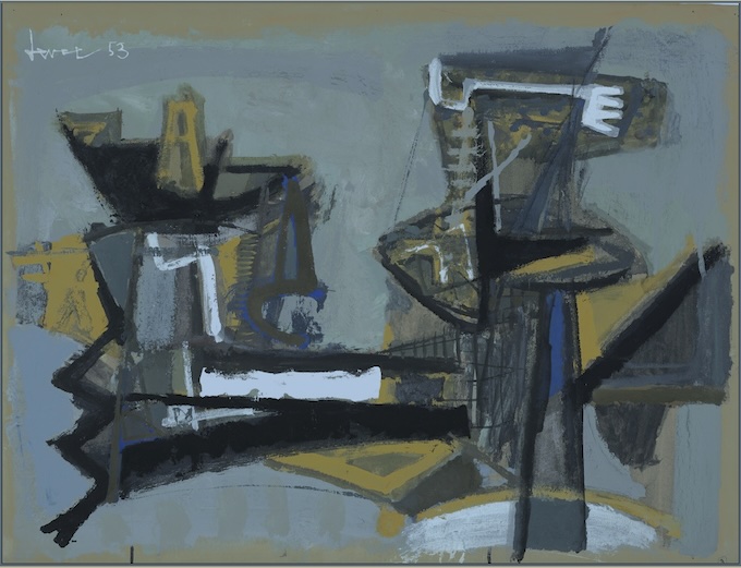 John Harrisson Levee. Sans titre, 1953. Gouache sur papier 51 x 67 cm John Harrisson Levee. Sans titre, 1953. Gouache sur papier 51 x 67 cm