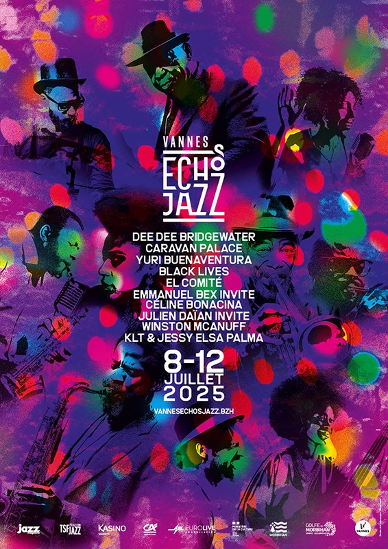 Vannes Echos Jazz du 8 au 12 juillet 2025, la vague musicale qui fait vibrer le golfe du Morbihan Vannes Echos Jazz du 8 au 12 juillet 2025, la vague musicale qui fait vibrer le golfe du Morbihan