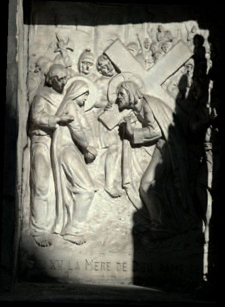 Station XV du Chemin de croix - Bas-relief de Donzelli © Ferrante Ferranti