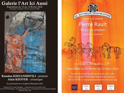 Week-end Flash peinture, à Desaignes, Ardèche, le 12 février 2016 Week-end Flash peinture, à Desaignes, Ardèche, le 12 février 2016