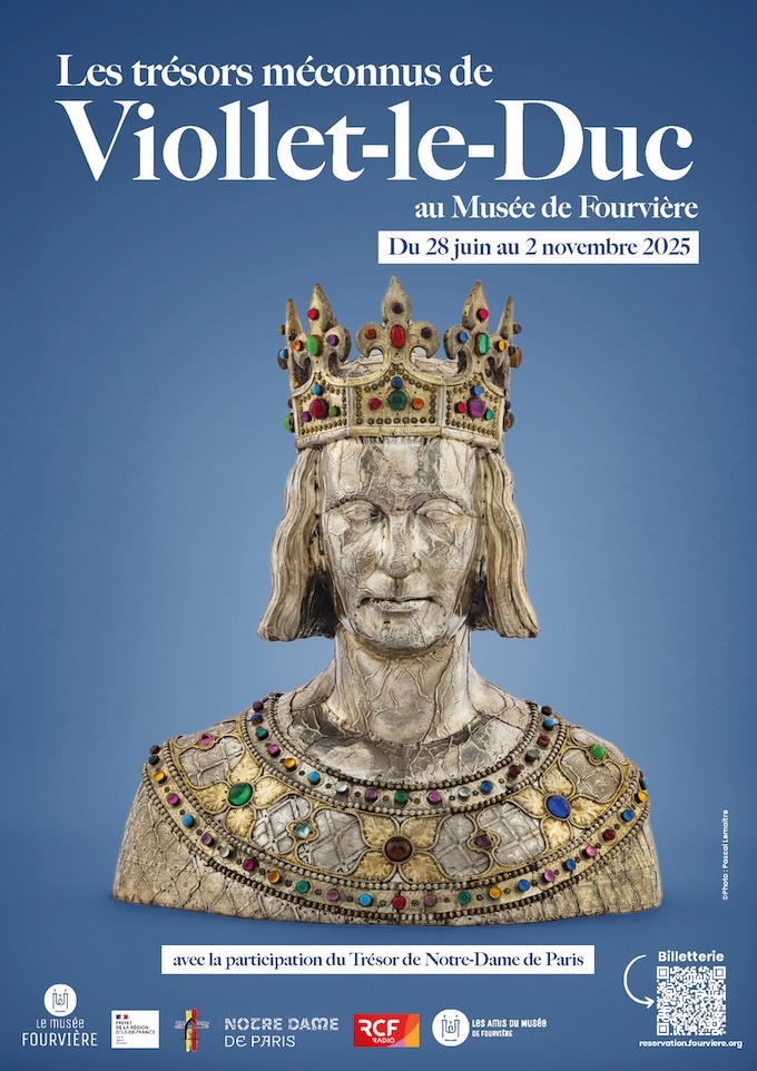 Lyon, musée de Fourvière : Viollet-Le-Duc. Un visionnaire au service du patrimoine. 28 Juin > 02 Novembre 2025 Lyon, musée de Fourvière : Viollet-Le-Duc. Un visionnaire au service du patrimoine. 28 Juin > 02 Novembre 2025