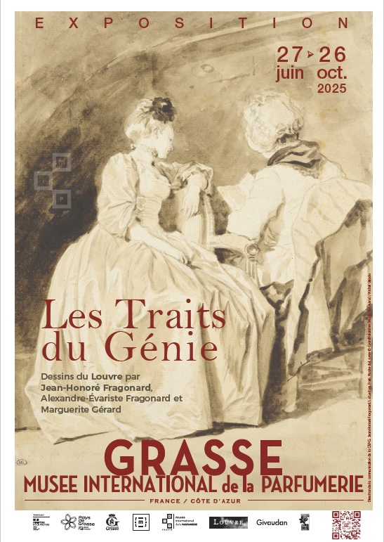 Grasse, musée international de la Parfumerie : « Les Traits du Génie ». Dessins du Louvre par Jean-Honoré Fragonard, Alexandre-Évariste Fragonard et Marguerite Gérard. 27 juin au 26 octobre 2025 Grasse, musée international de la Parfumerie : « Les Traits du Génie ». Dessins du Louvre par Jean-Honoré Fragonard, Alexandre-Évariste Fragonard et Marguerite Gérard. 27 juin au 26 octobre 2025